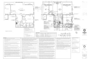 Floor plan for an Upper East Side Co-op in NYC prepared by an architect based on the alteration agreement